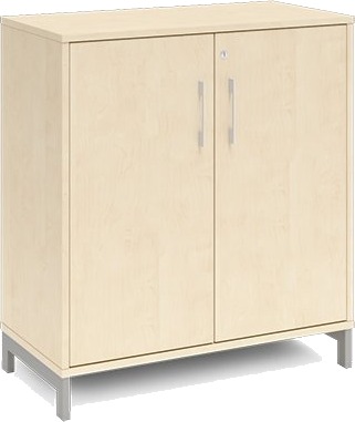 Kontorskab Dna, 800X890 Mm, Birk/Sort 2A4/2A4 Kontorskab Dna, 800X890 Mm, Birk/Sort 2A4/2A4