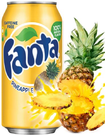 Fanta Pineapple / Ananas Smak 355 ml USA Import