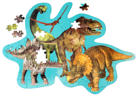 Barbo Toys Gulvpuslespill m. 120 brikker Dinosaurer Barbo Toys Gulvpuslespill m. 120 brikker Dinosaurer
