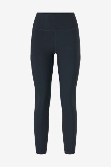 Aim'n   Treningstights Ribbed Performance Pocket Tights   Svart