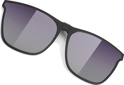 Clip-on solbriller - for brilleinnfatninger Purple+grey