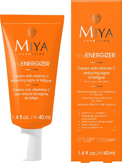 Miya Myenergizer Cream Vitamin C Reducing Signs Of Fatigue 40 ml Miya Myenergizer Cream Vitamin C Reducing Signs Of Fatigue 40 ml