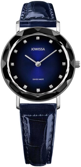 Jowissa Dameklokke J5.645.M Aura Blå/Lær Ø30.5 mm Jowissa Dameklokke J5.645.M Aura Blå/Lær Ø30.5 mm