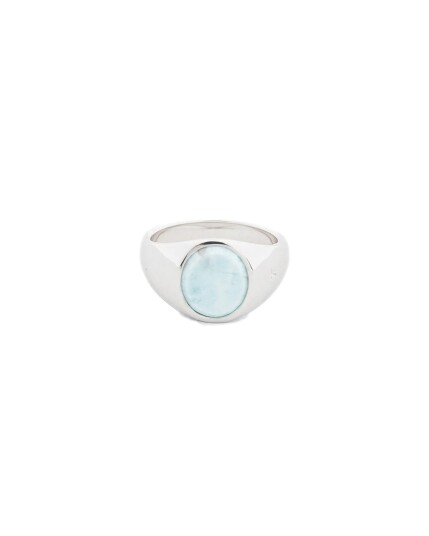 Tom Wood Kim Ring Ice Blue Ring Sølv / Blå 56