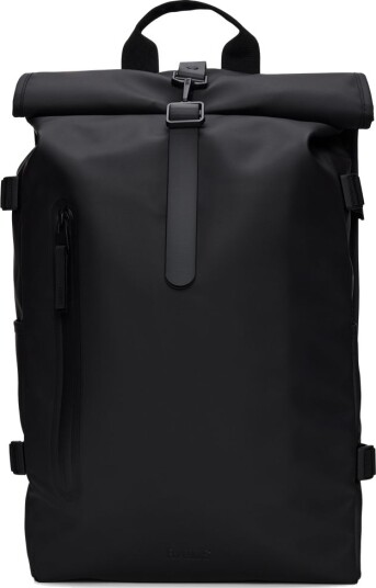 Rains ROLLTOP RUCKSACK Large W3 Black Rains ROLLTOP RUCKSACK Large W3 Black