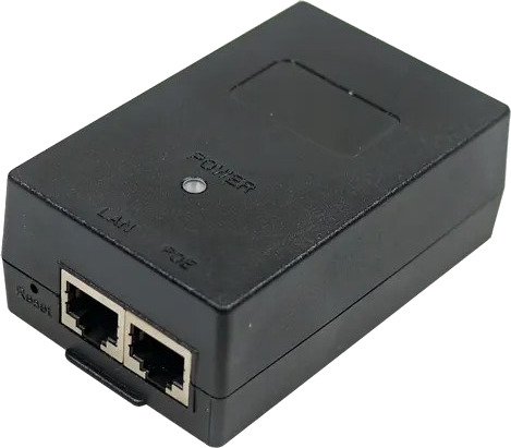 PoE-injektor 48V 2.5 Gb
