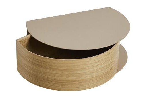 Woud Wallie Vegghylle Grå Beige/Eik Woud Wallie Vegghylle Grå Beige/Eik