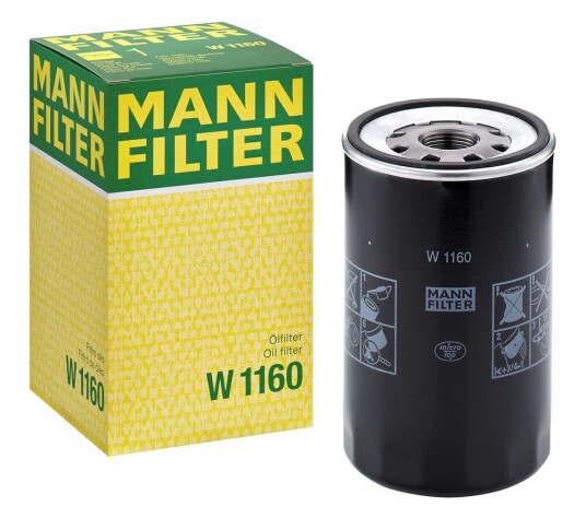 Oljefilter MANN FILTER W 1160 Oljefilter MANN FILTER W 1160
