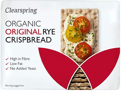 Clearspring Rugknækbrød Øko - 200 g Clearspring Rugknækbrød Øko - 200 g