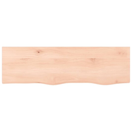 Benkeplate til bad 100x30x4 cm ubehandlet heltre