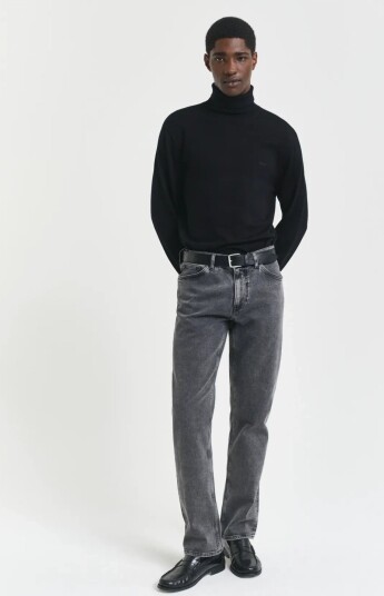 GANT Regular Gant Black Wash Jeans 32 x 36