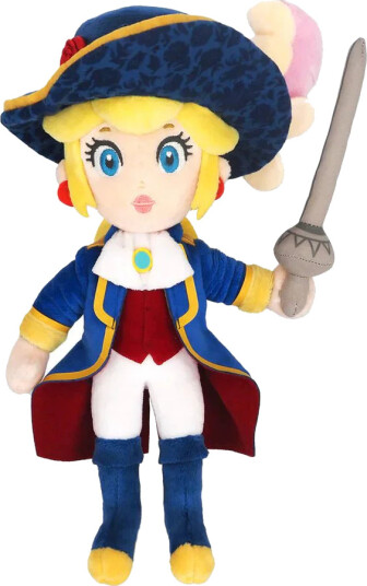 Super Mario Bamse Peach Swordfighter 26 cm Super Mario Bamse Peach Swordfighter 26 cm