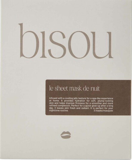 Bisou Le sheet mask de nuit 3 pcs