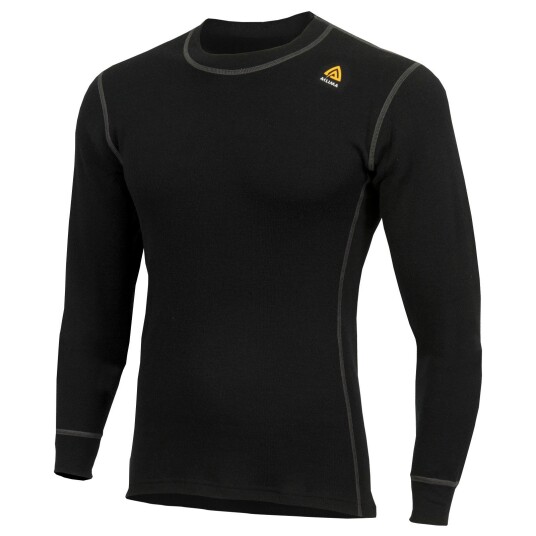Aclima Men"s WarmWool Crew Neck Jet Black XS