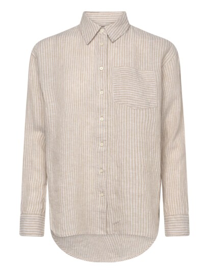 Lauren Ralph Lauren Y/D Tissue Linen Wvn Shirt Cream XS Lauren Ralph Lauren Y/D Tissue Linen Wvn Shirt Cream XS