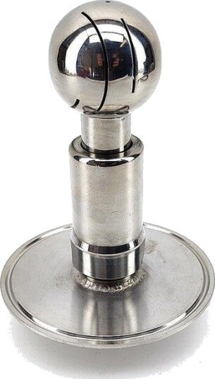 Kegland CIP Spray Ball Tri-Clamp 1,5" / 4" effektiv rengjøring