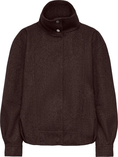 ONLY Onlasta High Collar Bomber Jacket Otw CHOCOLATE TORTE XL