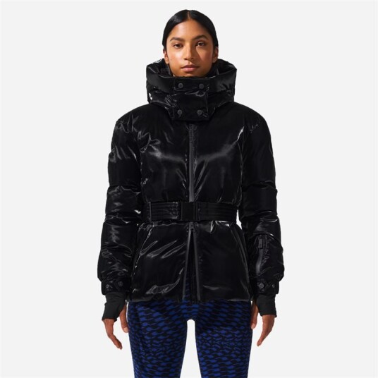 Candice Down Parka Jacket - Liquid Black Candice Down Parka Jacket - Liquid Black