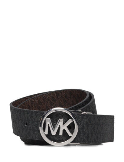 Michael Kors Accessories 32Mm Rev Mk Logo Bkl Logo To Logo   Black   XL