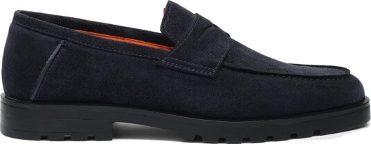 Santoni Herre Sko Blå 39 1/2 EU,