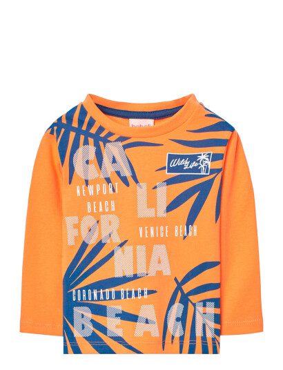 Boboli Knit T-Shirt Orange 116 Boboli Knit T-Shirt Orange 116