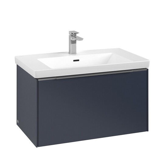Villeroy & Boch  Subway 3.0 Servantskap m/1 skuff 772x429x478 mm Blå Matt