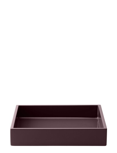 Mojoo Lux Lak Bakke   Burgundy   19X19X3.5CM x 19