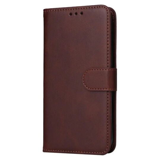 INCOVER Samsung Galaxy A35 (5G) Kunstskinn Deksel m. Lommebok og Stropp - Brun INCOVER Samsung Galaxy A35 (5G) Kunstskinn Deksel m. Lommebok og Stropp - Brun