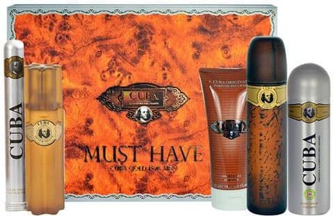 Cuba Gold Parfyme for Menn 100 ml med Deo Vapo 200 ml og Body Spray 35 ml Cuba Gold Parfyme for Menn 100 ml med Deo Vapo 200 ml og Body Spray 35 ml