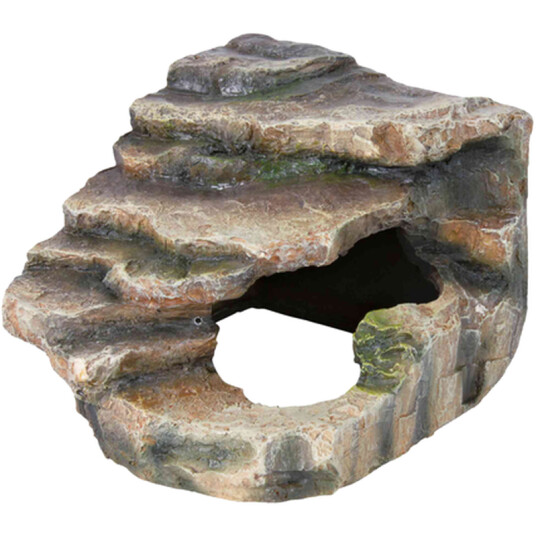 Reptiland Corner Rock Cave & Platform Brown 16 X 12 X 15 cm Reptiland Corner Rock Cave & Platform Brown 16 X 12 X 15 cm