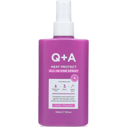 Q+A Heat Protect Hair Mist 75ml