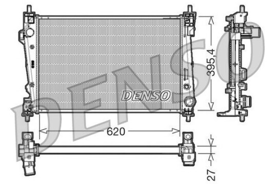 Radiator DENSO DRM01007 Radiator DENSO DRM01007