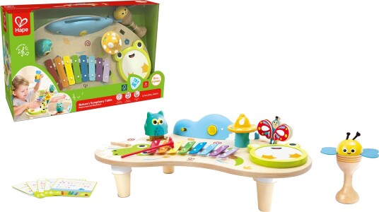 Hape Nature's Symphony Table Blue One Size Hape Nature's Symphony Table Blue One Size
