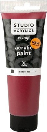 Diverse Creall Studio Akrylmaling dekkende madder red (11) 120 ml 1 fl