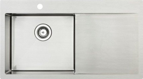 Lavabo Kubus 900L soft kjøkkenvask 90x50 cm, rustfritt stål Lavabo Kubus 900L soft kjøkkenvask 90x50 cm, rustfritt stål