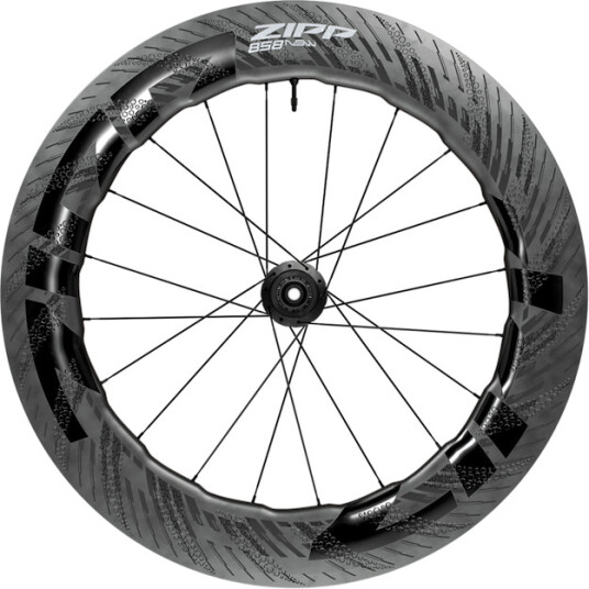 ZIPP 858 NSW 700c bakhjul Shimano body 12x142mm E-Thru disc carbon