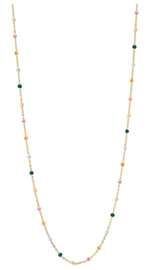Enamel Lola Dreamy Forgylt Sølv Halskjede N55G-DREAMY