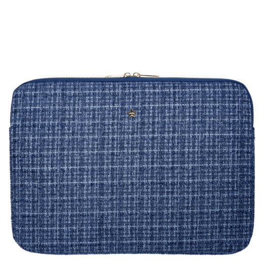 DARK Tweed Mac Cover Grisalle Blue DARK Tweed Mac Cover Grisalle Blue