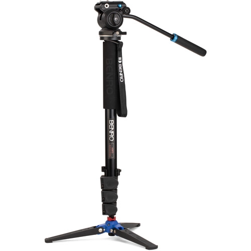 Benro A38F Alu Monopod Kit+ S2PRO Head Flip Leg Locks S2PRO Head 3 Leg Base Benro A38F Alu Monopod Kit+ S2PRO Head Flip Leg Locks S2PRO Head 3 Leg Base