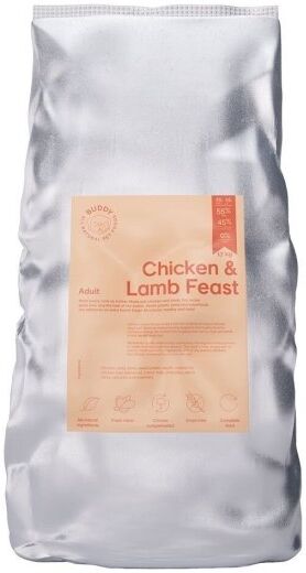 Buddy Petfoods Kornfritt Hundefôr med Kylling og Lam 17 kg Buddy Petfoods Kornfritt Hundefôr med Kylling og Lam 17 kg