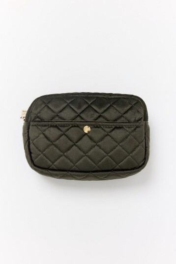Beauty Bag Medium Palm Green Velvet Beauty Bag Medium Palm Green Velvet