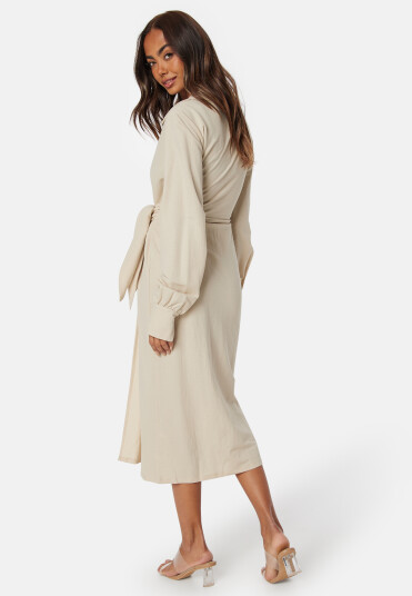 Happy Holly Lysandra Dress Light beige 48/50
