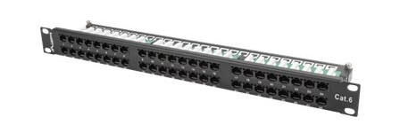 Lanberg Ppu6-1048-B Koblingspanel Cat 6 Utp Rj-45 X 48 Ral 9004 Svart 1U 19" Lanberg Ppu6-1048-B Koblingspanel Cat 6 Utp Rj-45 X 48 Ral 9004 Svart 1U 19"