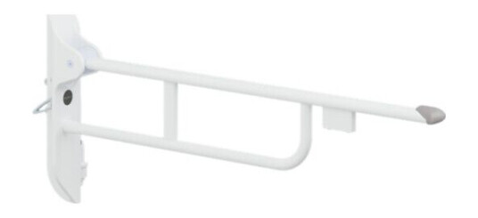 Pressalit Care Value armstøtte 85 cm venstre hvit