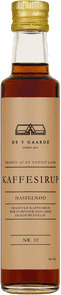 DE 5 GAARDE kaffesirup Hasselnøtt 250 ml DE 5 GAARDE kaffesirup Hasselnøtt 250 ml