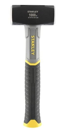 Stanley Stht0-54126, Slegge, Fiberglass, Sort, Grå, Gult, 1 Stykker, 1 Kg