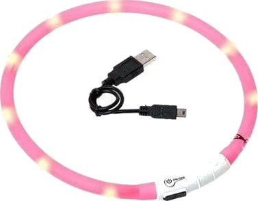 Karlie Flamingo halsbånd rosa 700 mm x 16 mm