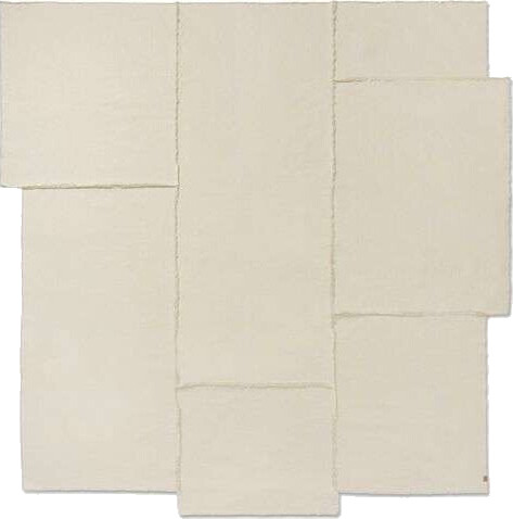 ferm LIVING Offset sengeteppe 264 x 272 cm Off-Hvit