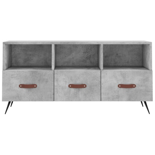 vidaXL TV-benk betonggrå 120x35x48 cm konstruert tre 8720845944339