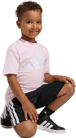 Adidas Sportswear Lk Bl Tee 160 Pink 104